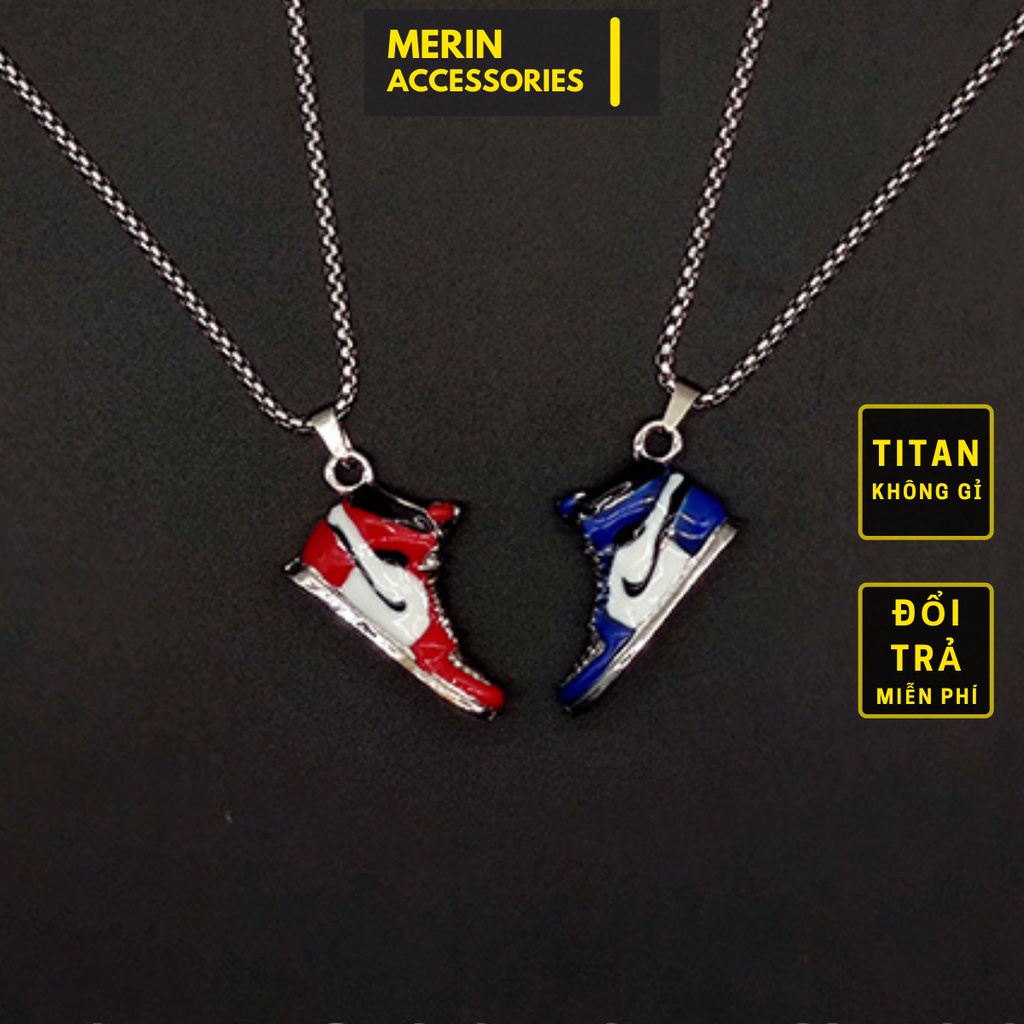 Dây Chuyền Nam Nữ Unisex Giày Nike Jordan Chains Hip Hop Merin Accesories Sneaker Chất Liệu Titan- Nike Jordan Chain