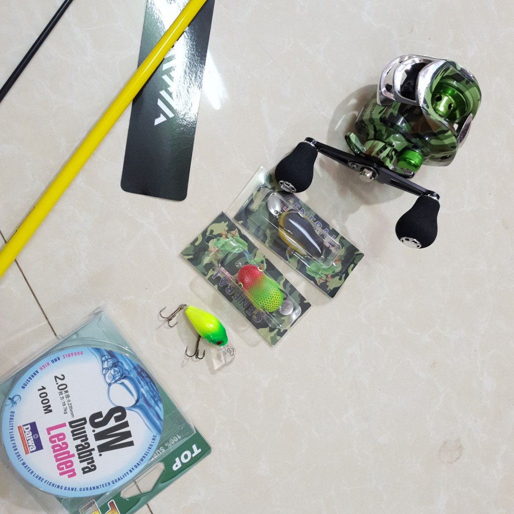 Cần câu lure máy ngang Daiwa Crossfire 1m98