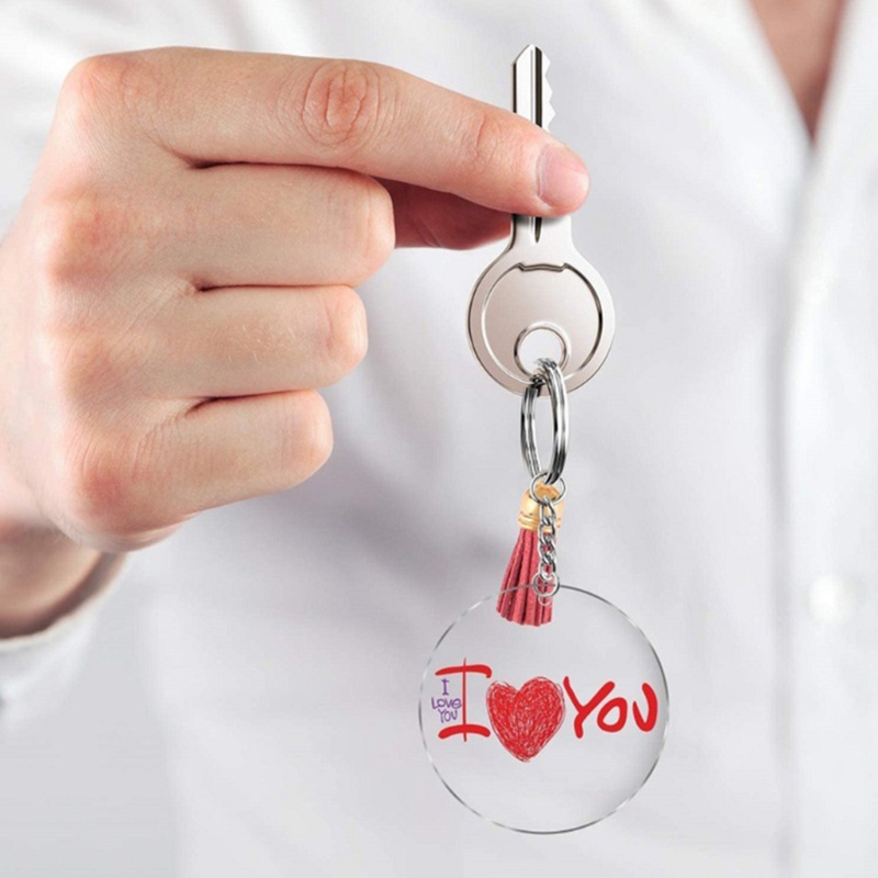 Mojito Móc Khóa Dạng Tua Rua Nhiều Màu Bằng Kim Loại Kèm 100 Vòng Nhỏ Kèm 100 Đinh Vít Tự Làm