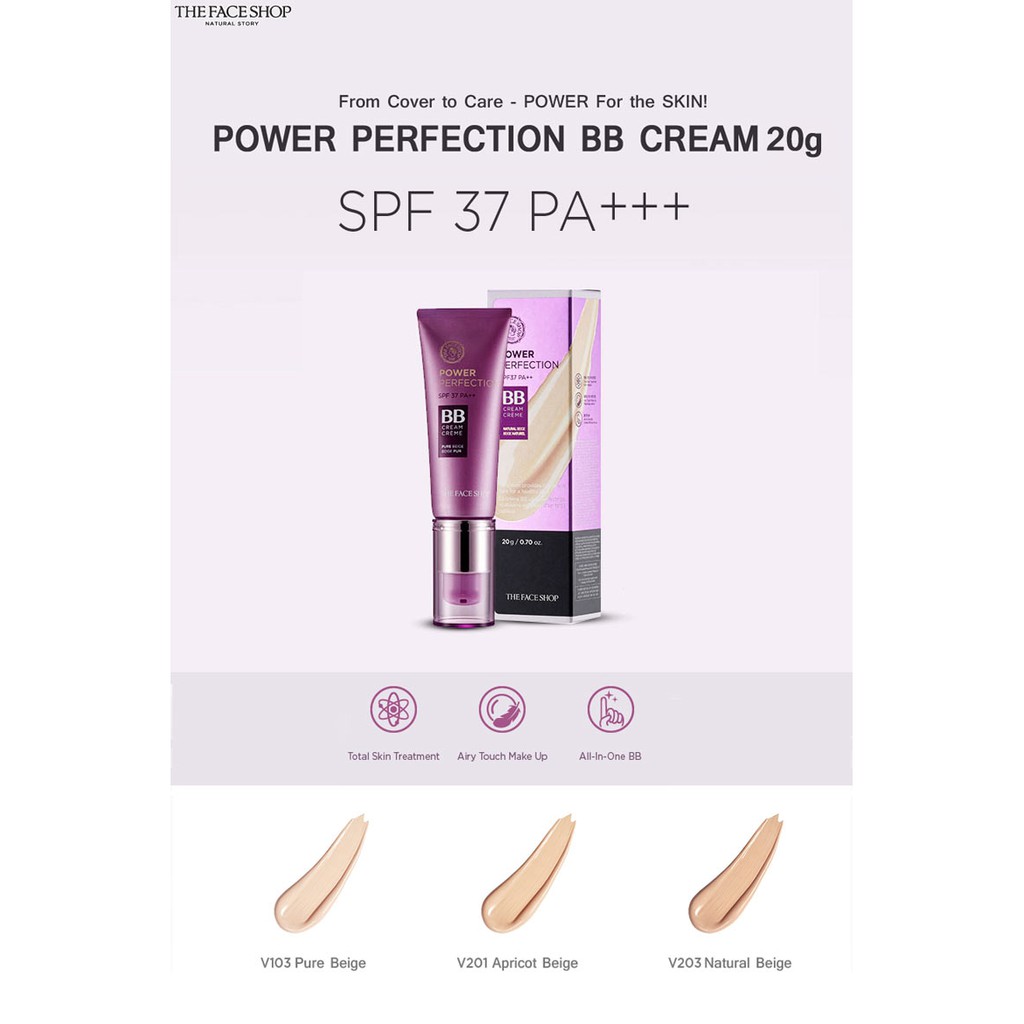 Kem BB Cream PERFECTION BB CREAM SPF37 PA++ 20g