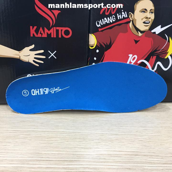 NEW- 2021 Giày đá bóng Kamito QH19 F19200 Xanh Trắng ! CK HOT _