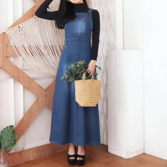 Đầm yếm jean nữ Khlove89 Aener