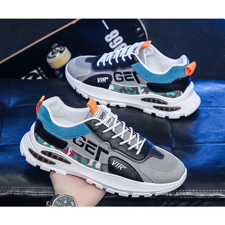 Giày thể thao nam sneaker đế cao OneZ phối màu cá tính Premium GZ1 mẫu mới nhất local brand thời trang nam 2022 cao cấp