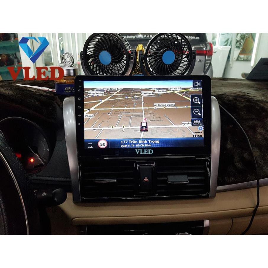 Bộ màn hình Android VLED V5 cho xe TOYOTA VIOS 2015, màn cảm ứng, lướt web, xem phim, nghe nhạc, chơi game trực tuyến