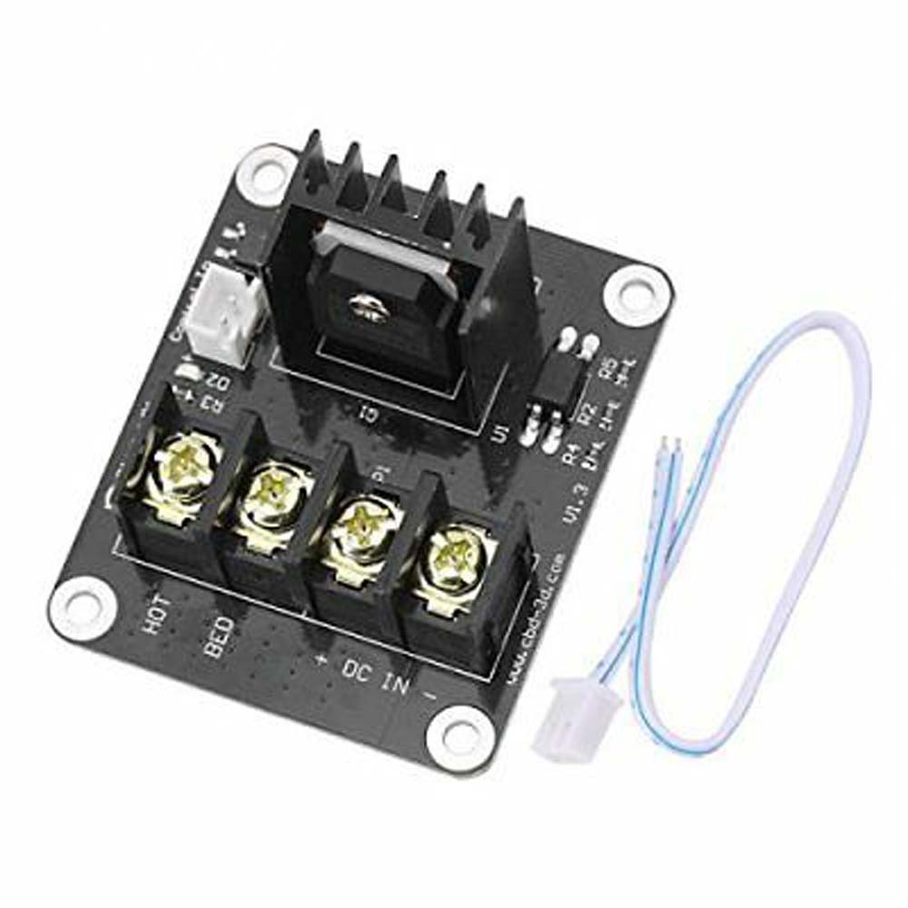 AUGUSTINA Practical Hot Bed Module 12V or 24V 3D Printer High Current Load MOSFET Quality Heating Controller 25A Power Expansion Board/Multicolor