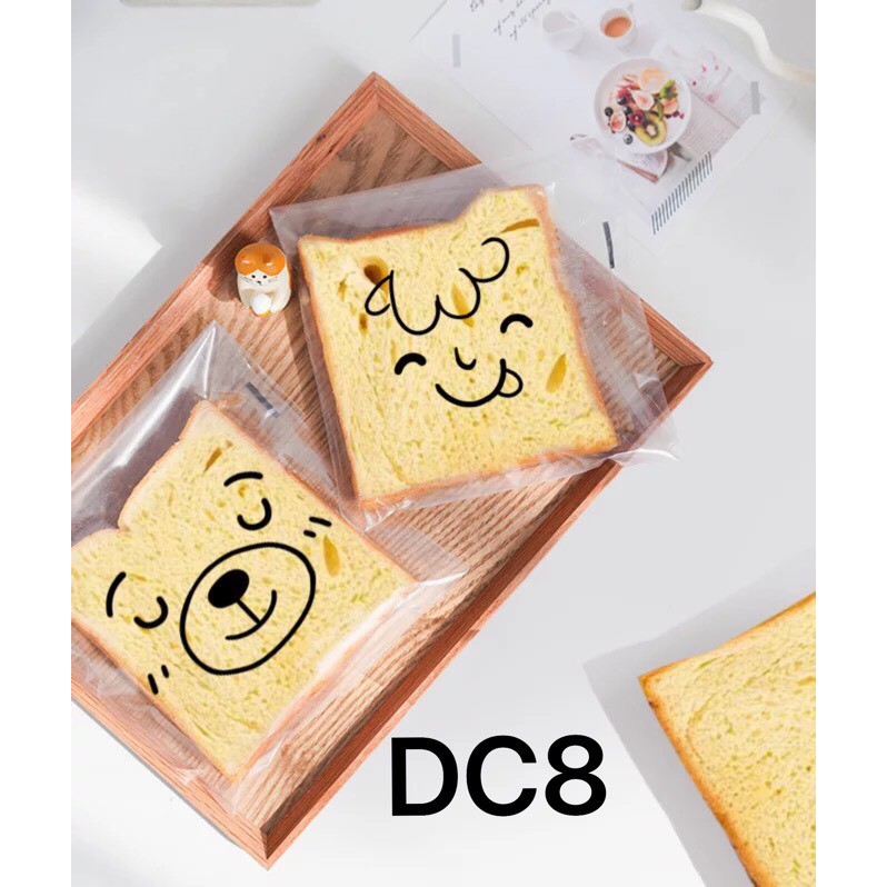 Túi đựng bánh/kẹo Mặt gấu DC08 - 100c