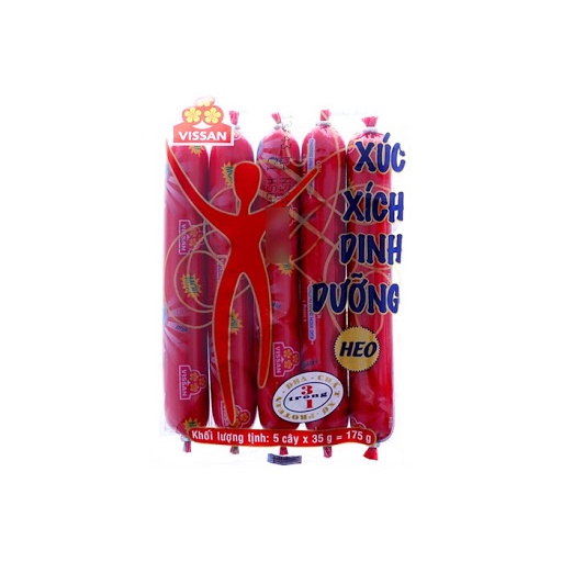 Xúc xích heo dinh dưỡng Vissan lớn