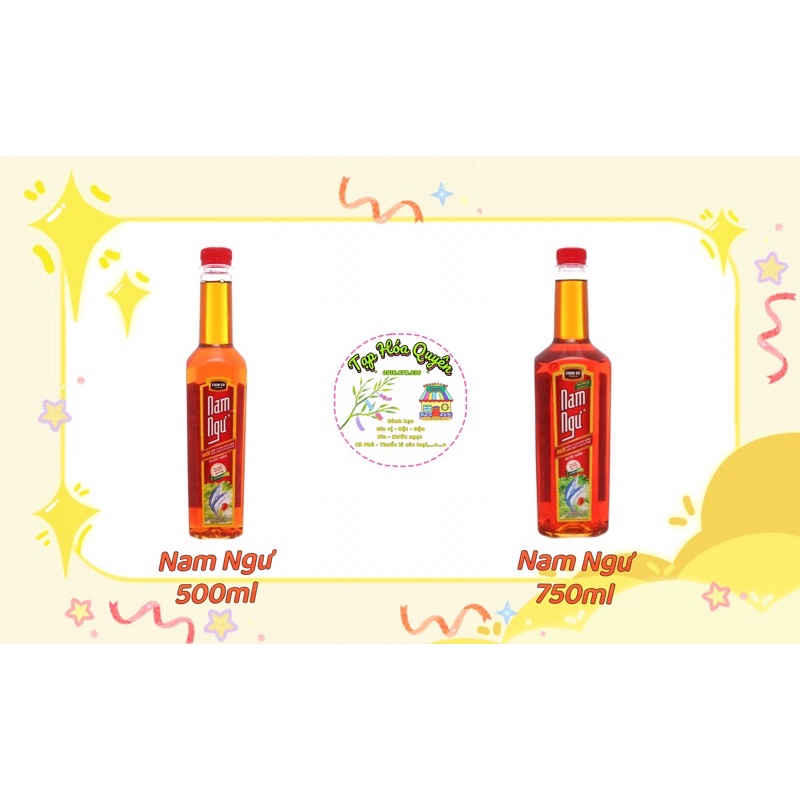 Nước Mắm Chinsu Nam Ngư Chai 500ml - 750ml