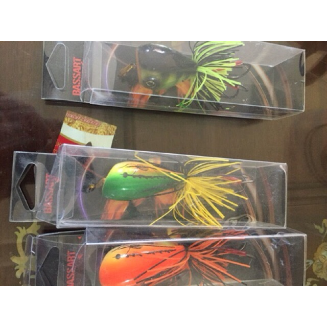 Mồi nhái thái 3D cao cấp giả câu cá lóc/ cá xốp/ cá săn mồi 55mm hàng y hình