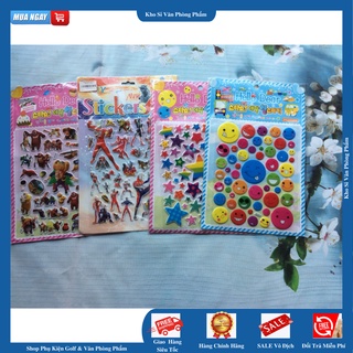 sticker,hình dán trang trí nhiều hình đủ size lựa chọn (1 tập )