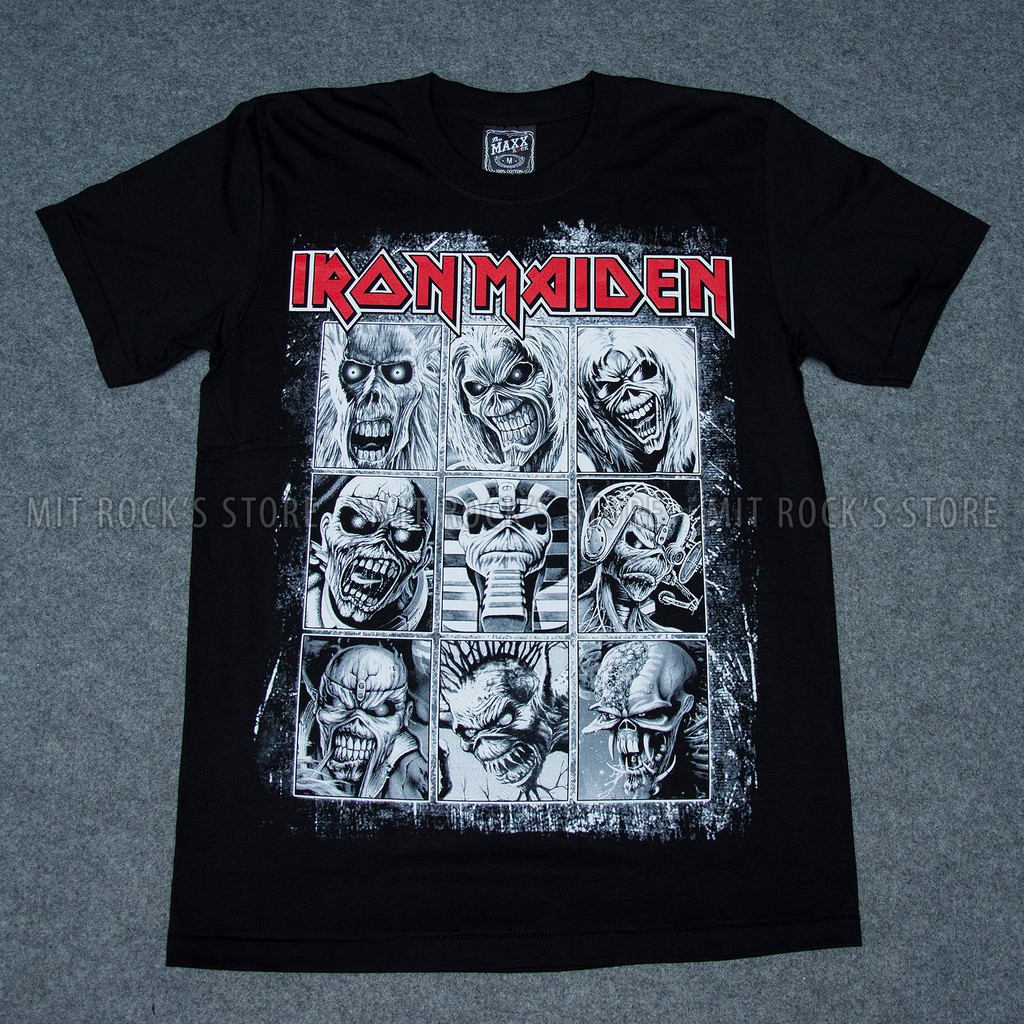 Áo Iron Maiden  - Rock band tee - Rock band tee - Áo Rock - Size S, M, L, XL, XXL - Áo Thái Lan