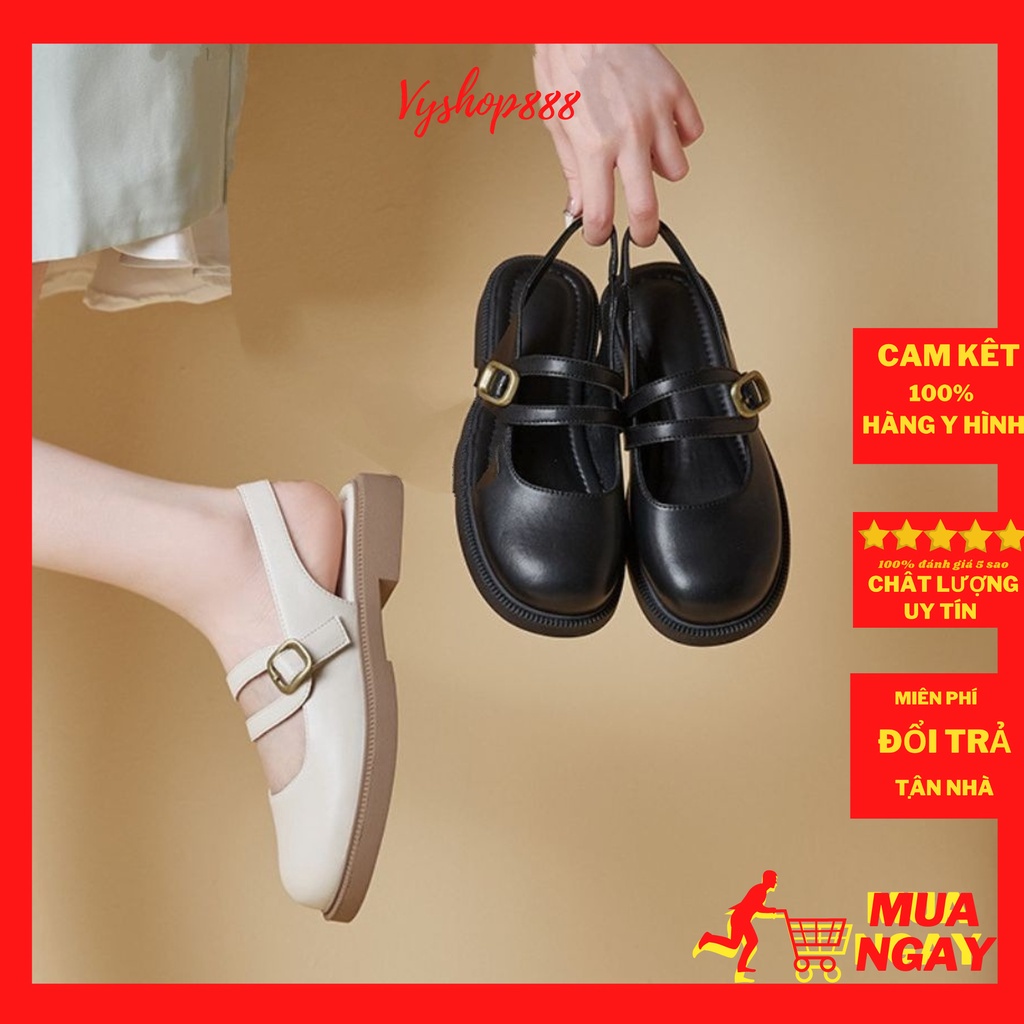 giày bup bê lolita sục kiểu mới đi học đi chơi siêu đẹp mã 17