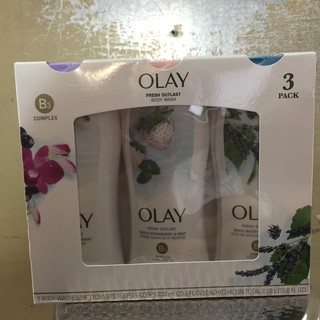 Set 3 chai sữa tắm dưỡng da OLay Fresh Outlast Body Wash chai 700ml ( Mẫu mới)