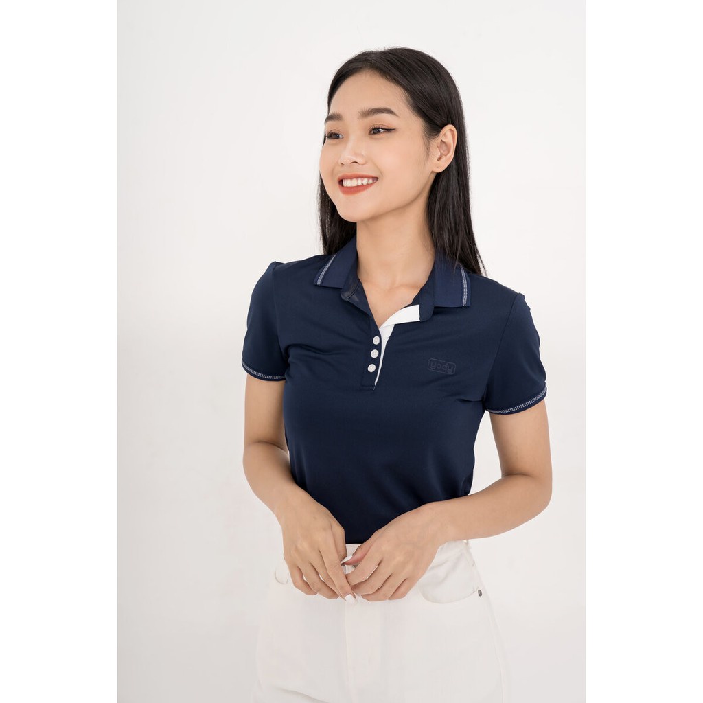 Áo Phông Polo YODY Nữ Coolmax Lacoste Mền Mịn Và Thấm Hút Tốt APN3516