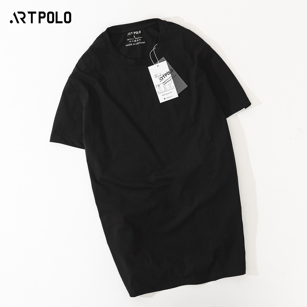 Áo thun nam cổ tròn vải Cotton co giãn, thoáng mát  ARTPOLO form Slim | BigBuy360 - bigbuy360.vn