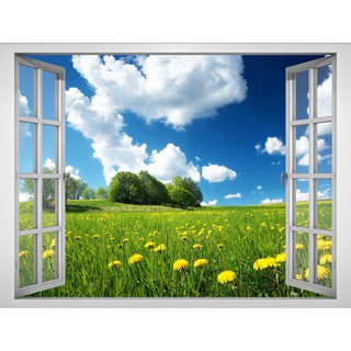 Tranh dán tường Cửa Sổ 3D Cảnh Đẹp Thiên Nhiên CTN-0004