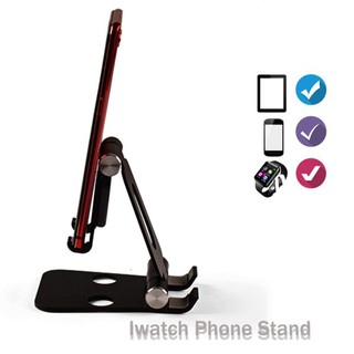 ★Adjustable Aluminum Portable Desktop Stand for Smartphone iPhone iPad Laptops