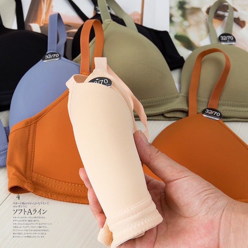 ♥️ HÀNG MỚI VỀ ♥️ Áo Ngực Trơn Mỏng Không Gọng Áo lót nữ Candy Girl siêu êm