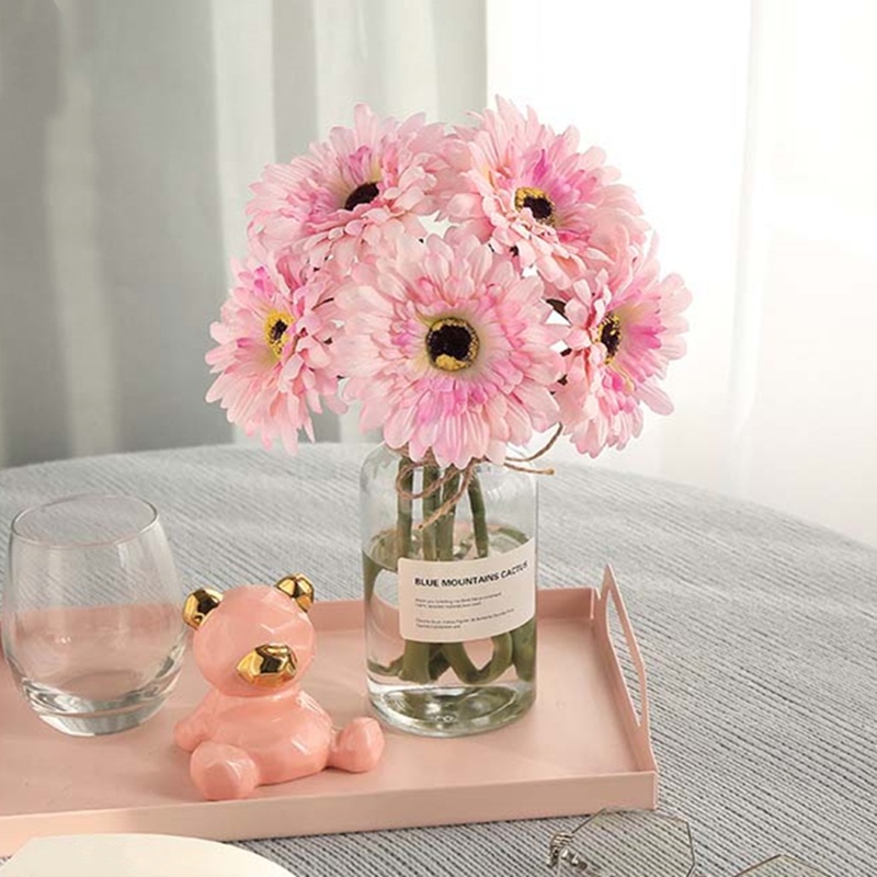 1 Lọ Hoa Giả Phong Cách Bắc Âu Lãng Mạn Dùng Để Trang Trí Nhà/Tiệc Cưới