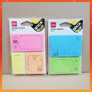 Giấy nhắn hình - Giấy note hình Deli A55502