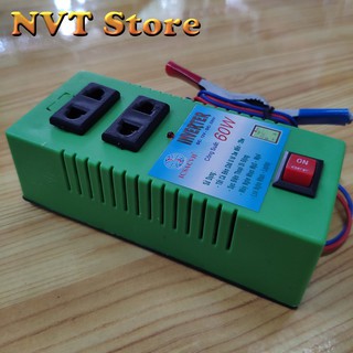 Bộ Kích Điện Từ 12V Lên 220V 60W/80W Có Sẵn Ổ Cắm