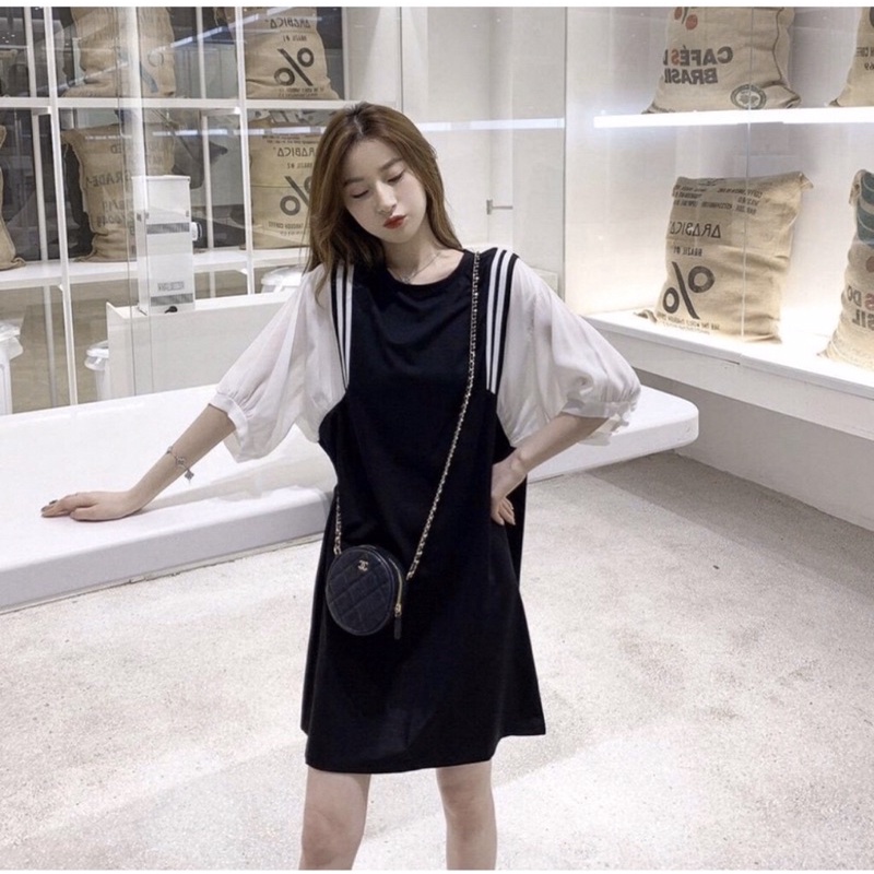 Váy Suông, Váy bầu thiết kế dáng thể thao công sở năng động xinh xắn váy size 40-75kg