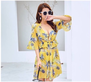 Bikini set 3_ hoạ tiết hoa rực rỡ