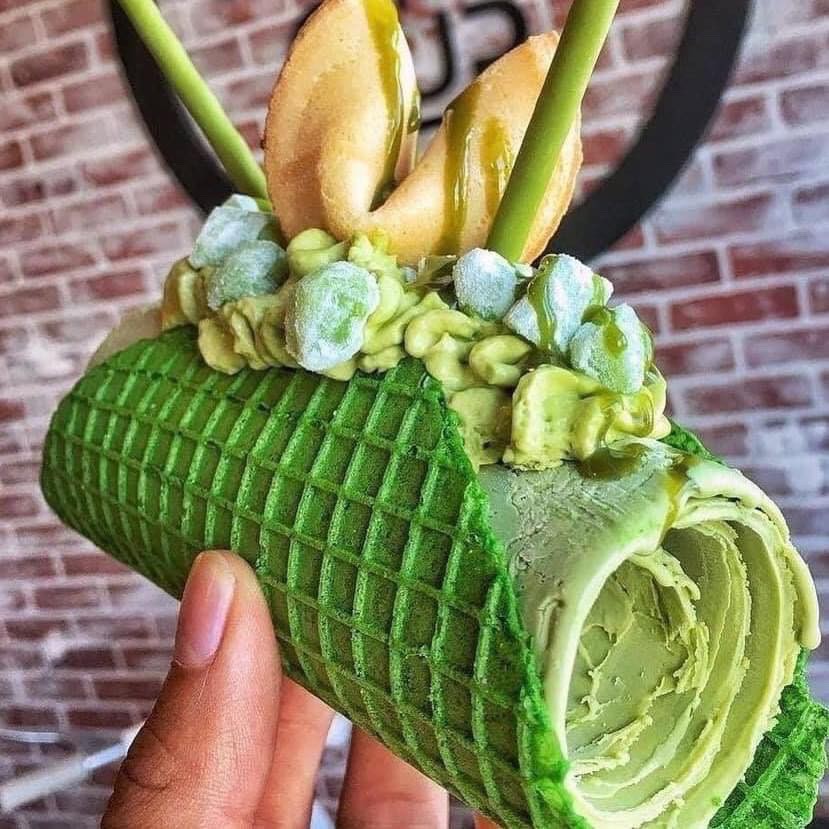 Bột Matcha Đài Loan Hương Nhài Mũ Đỏ, Bột Trà Xanh Nguyên Chất