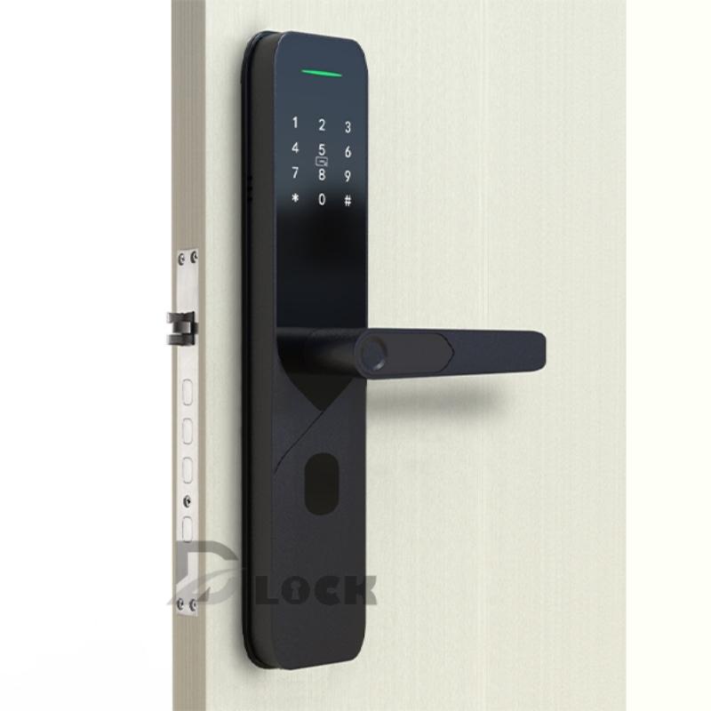 Khóa vân tay cửa thông minh điện tử dùng App cao cấp cửa nhôm gỗ đố lớn chống nước DILLOCK DL882