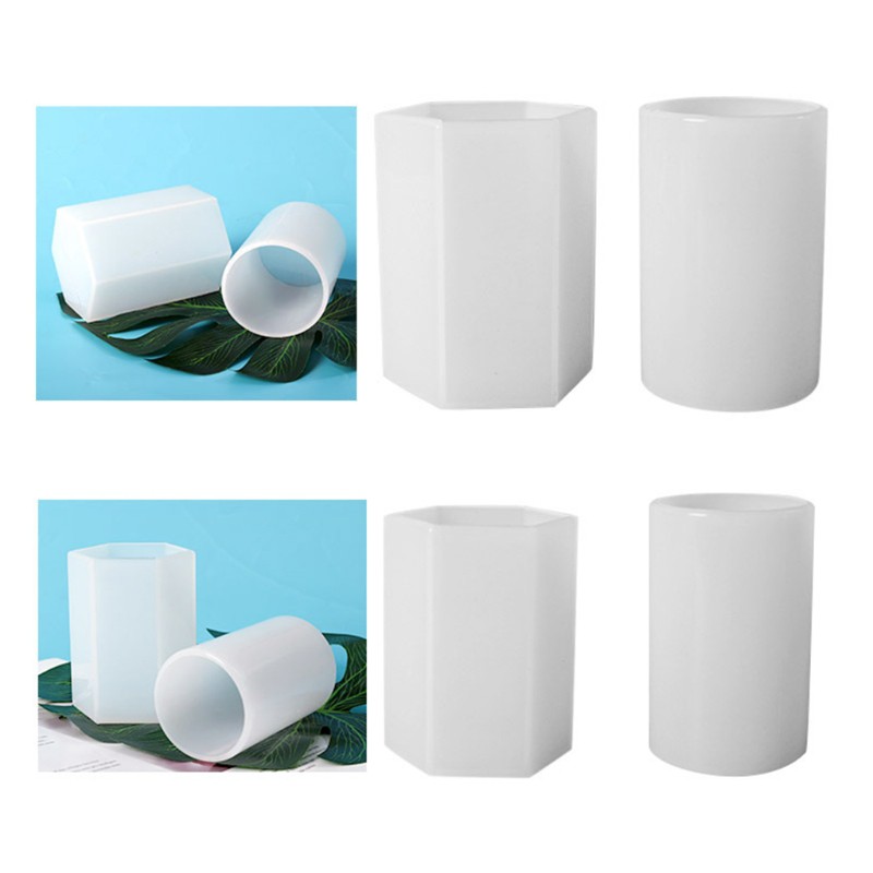 Khuôn Silicone Hình Trụ Hoa Khô Trang Trí