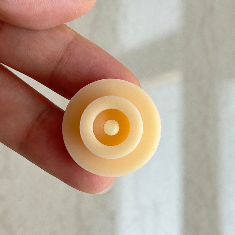 Núm vú Silicone cho thú cưng uống sữa size S dành cho chó mèo thỏ sơ sinh kèm xilanh bơm 1 - 10 ml