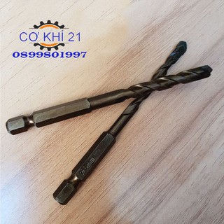 Mũi khoan tường bê tông phi 6 và 8 chuôi lục giác chuyên dụng