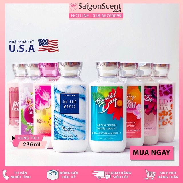 Dưỡng thể Bath &amp; Body Works