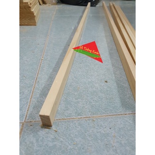 Thanh gỗ thông vuông dài 150cm, rộng 3cm,dày 1.5cm đã bào láng đẹp 4 mặt
