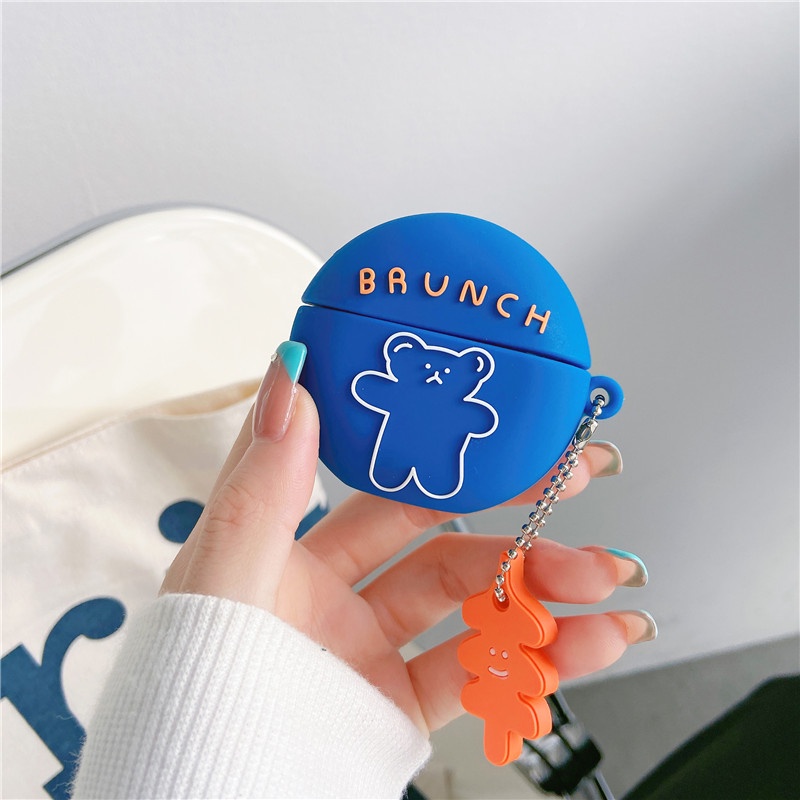 3D Soft Silicone Protection Case For Lenovo LP 40 Wireless Bluetooth  Headset Cover for Lenovo LP40 Cute Cartoon Earphone cases