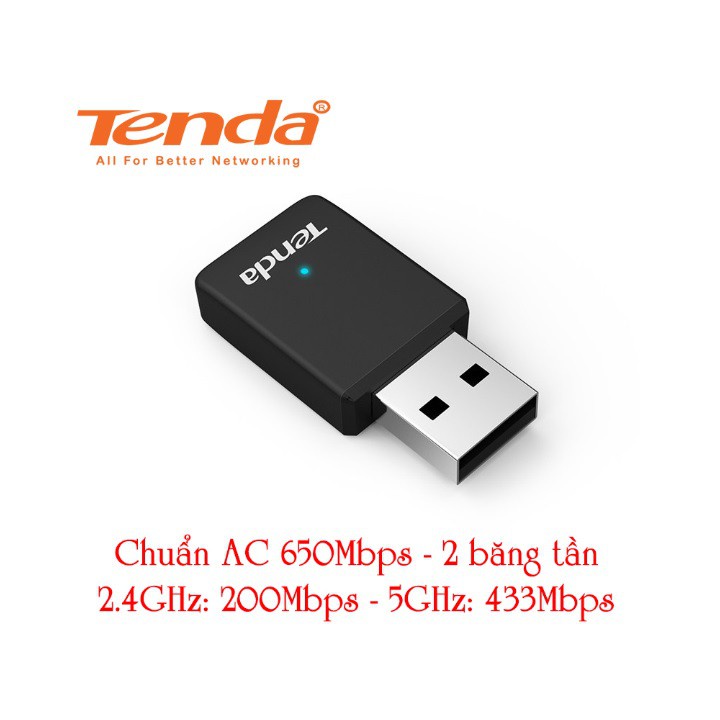 USB Thu sóng Wifi Tenda U9