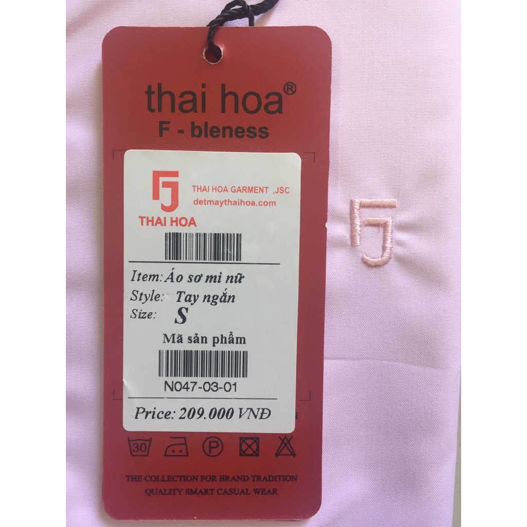 Áo sơ mi hộp Thái Hoà cao cấp vải thoáng mát tay ngắn đủ màu 772