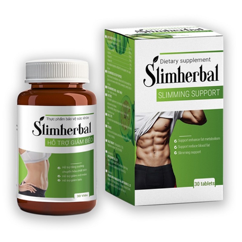 Slimherbal- Thuốc hỗ trợ giảm béo, giảm mỡ máu