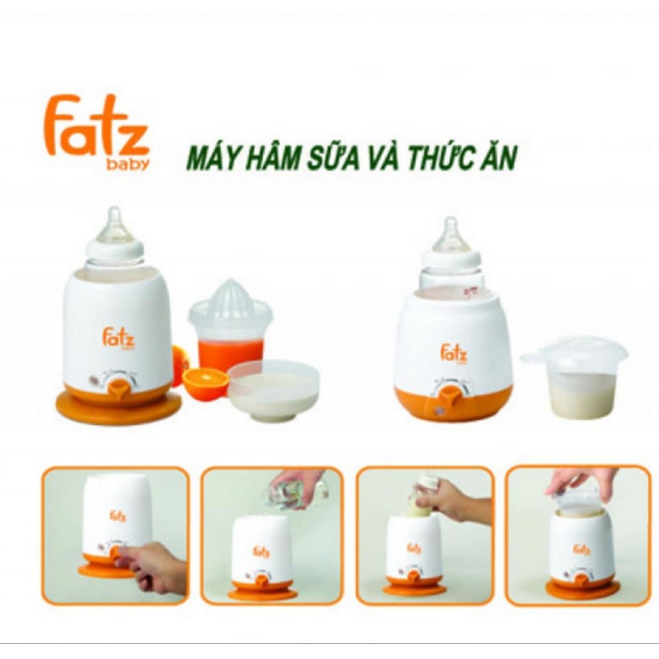 Máy hâm sữa 4 chức năng Fatzbaby FB3002SL