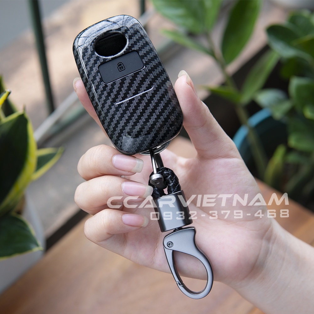 [Ảnh Thật] Ốp Khóa Toyota Veloz, Raize, Avanza (2021-2022) - Bọc Chìa Khóa Vân Carbon Bảo Vệ Khóa Xe Ô Tô