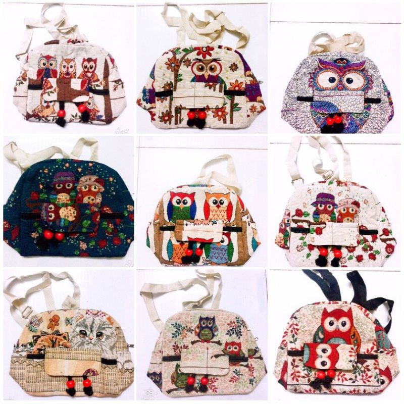 BALO HANDMADE HOẠ TIẾT THỔ CẨM DỄ THƯƠNG