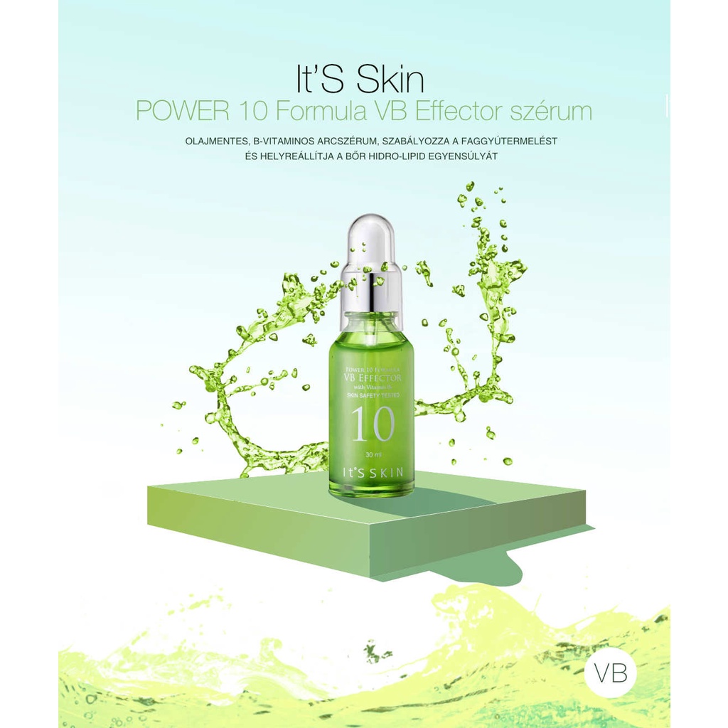 [DATE 11/22] Tinh Chất Vitamin B6 Kiểm Soát Bã Nhờn, Cho Da Sạch Khỏe It's Skin Power 10 Formula VB Effector Sebum 30ml