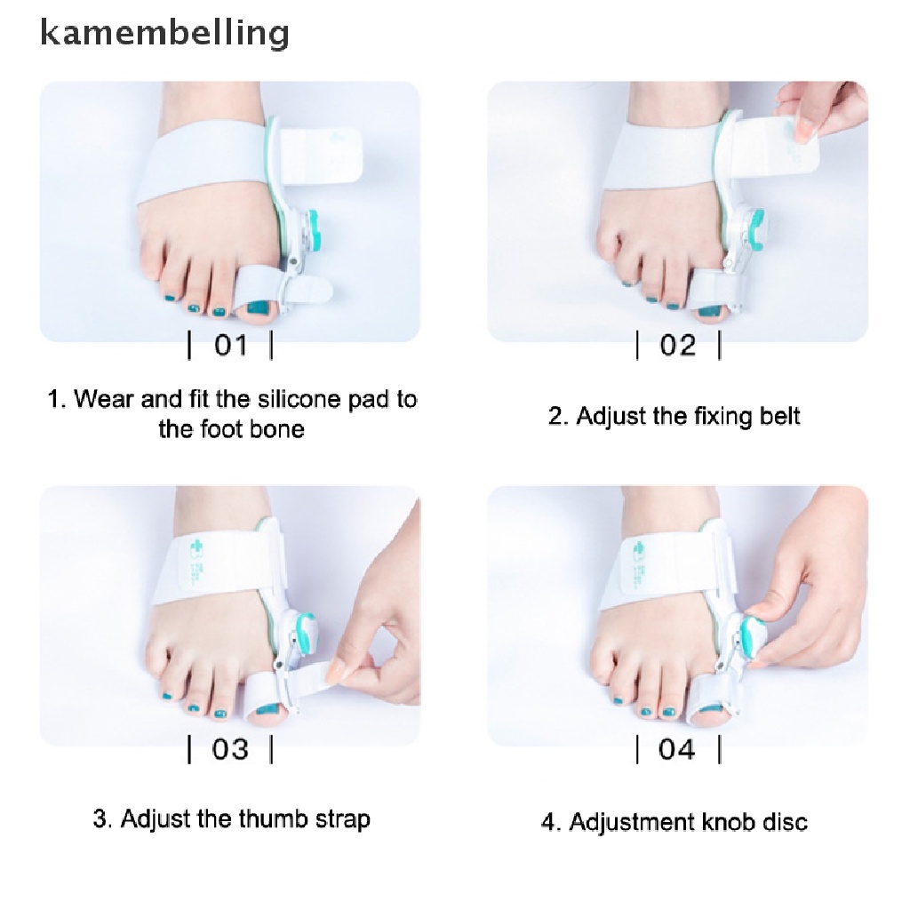 Kamembelling Đai Nẹp Định Hình Ngón Chân Cái Giảm Đau