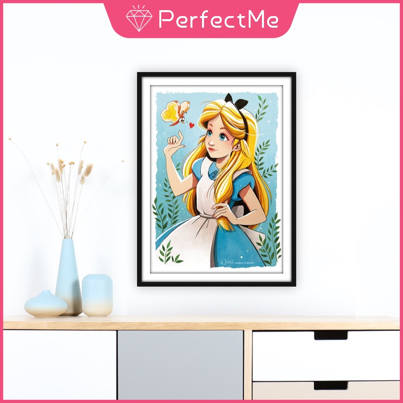 Bộ Tranh Đính Đá 5D Tự Làm 30X40Cm Hình Công Chúa Disney Trang Trí Nhà Cửa