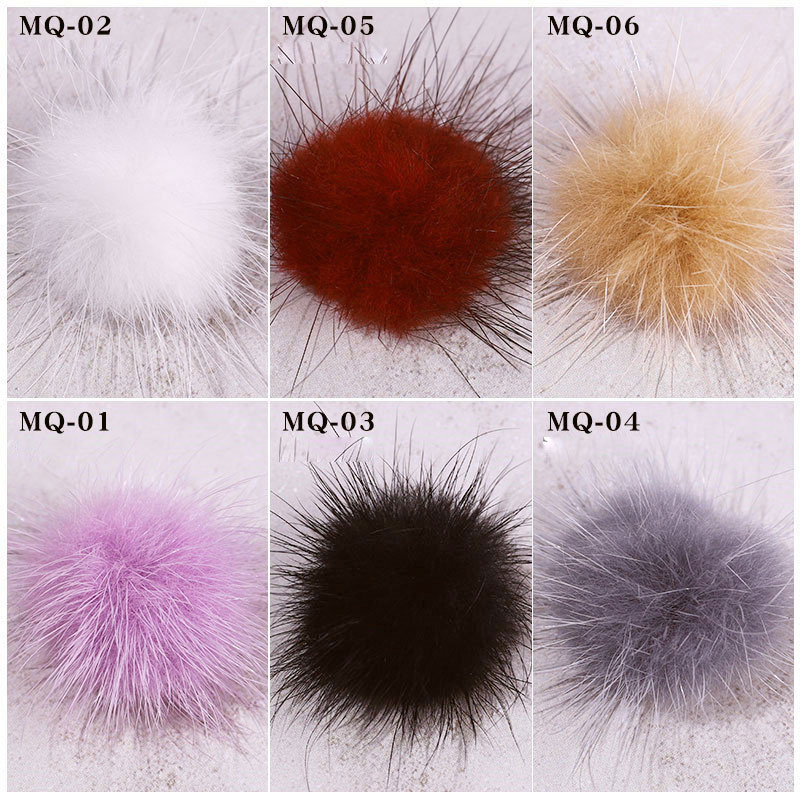 [procoolVN]Magnetic Pompoms For Nails Art Design Mini Pom Poms Mink Fur Ball Pom-Pom