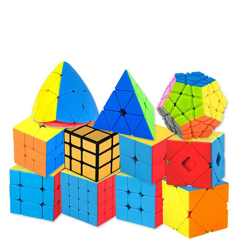Rubik 2x2, 3x3, 4x4, 5x5, 6x6, 7x7, Megaminx, Pyraminx, Skewb, Square-1, Mastermorphix - Rubik Không Viền Cao Cấp