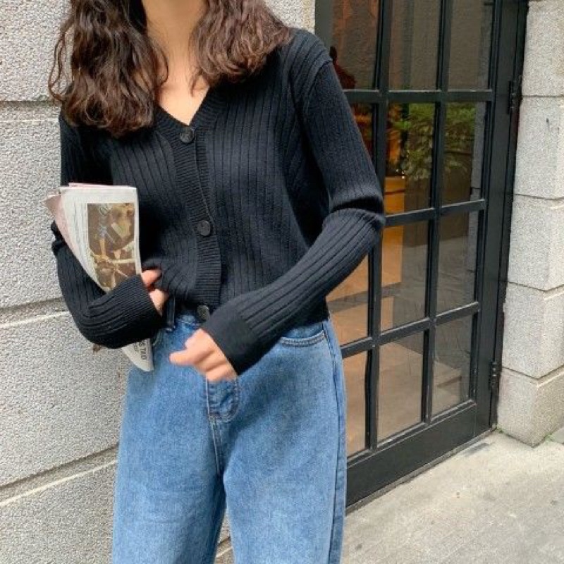 [Hàng QC - Nhiều Màu] Áo Len Cardigan 4 màu hàng Quảng Châu Cao Cấp | BigBuy360 - bigbuy360.vn