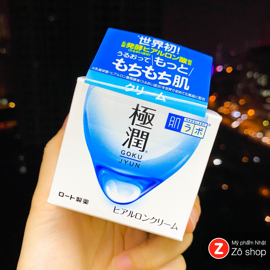 Kem dưỡng ẩm Hada Labo Gokujyun Hyaluronic Cream 50g