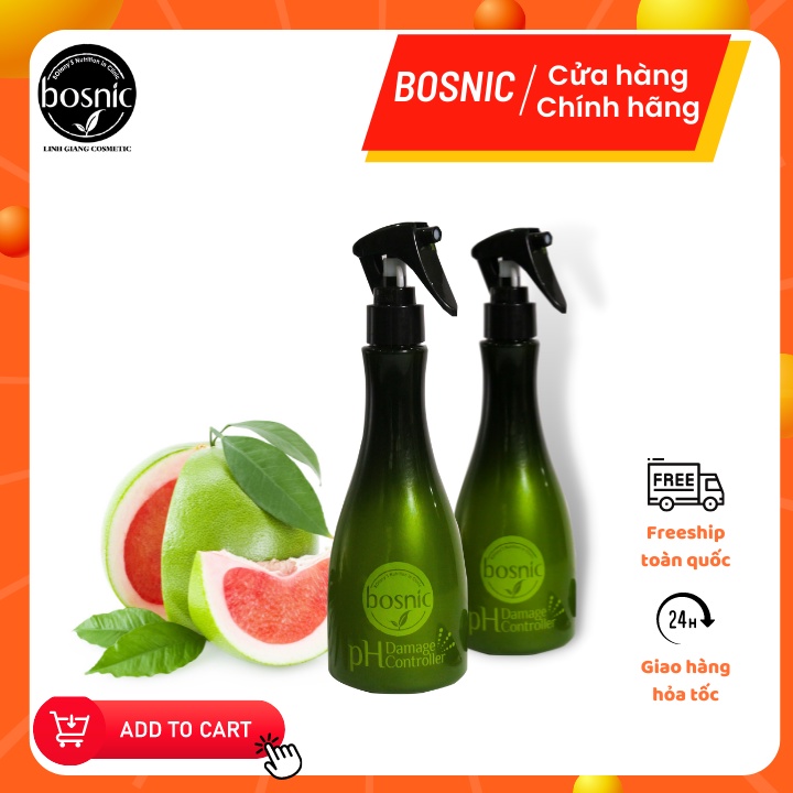 Tinh Dầu Bưởi - pH Damage Controler Ngăn Gãy Rụng BOSNIC 300ml