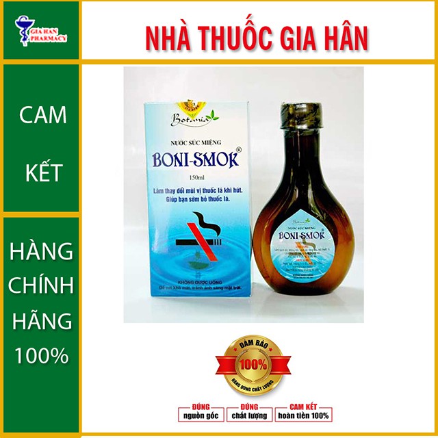 BoniSmok Nước Súc Miệng Cai Thuốc Hút Boni-Smok